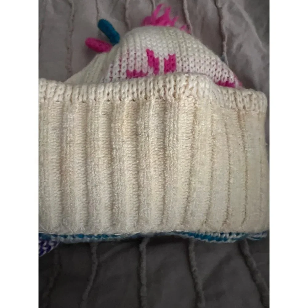 Smiley wool beanie - Picture 5 of 7